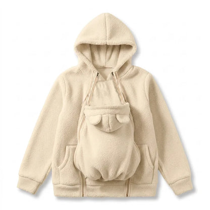 Women's Removable Pouch Fleece Hoodie