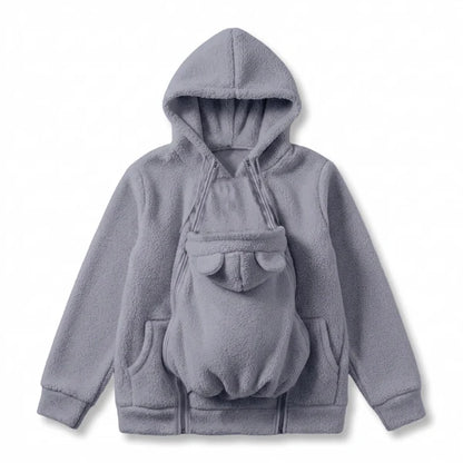 Women's Removable Pouch Fleece Hoodie
