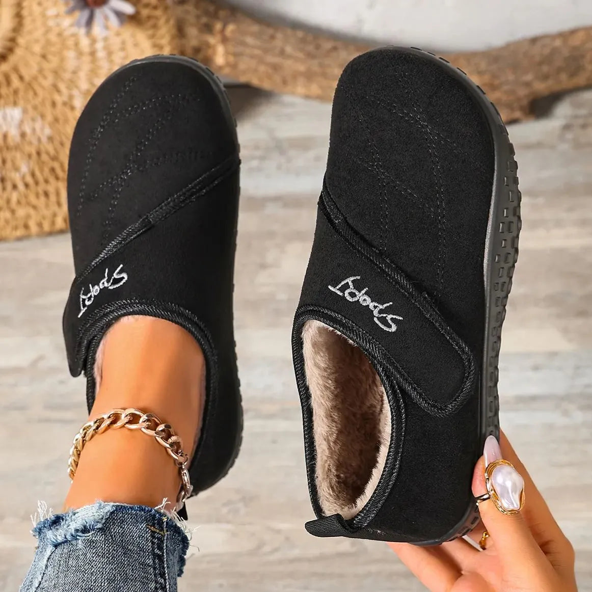 Women's Cosy Plush-Lined Winter Shoes