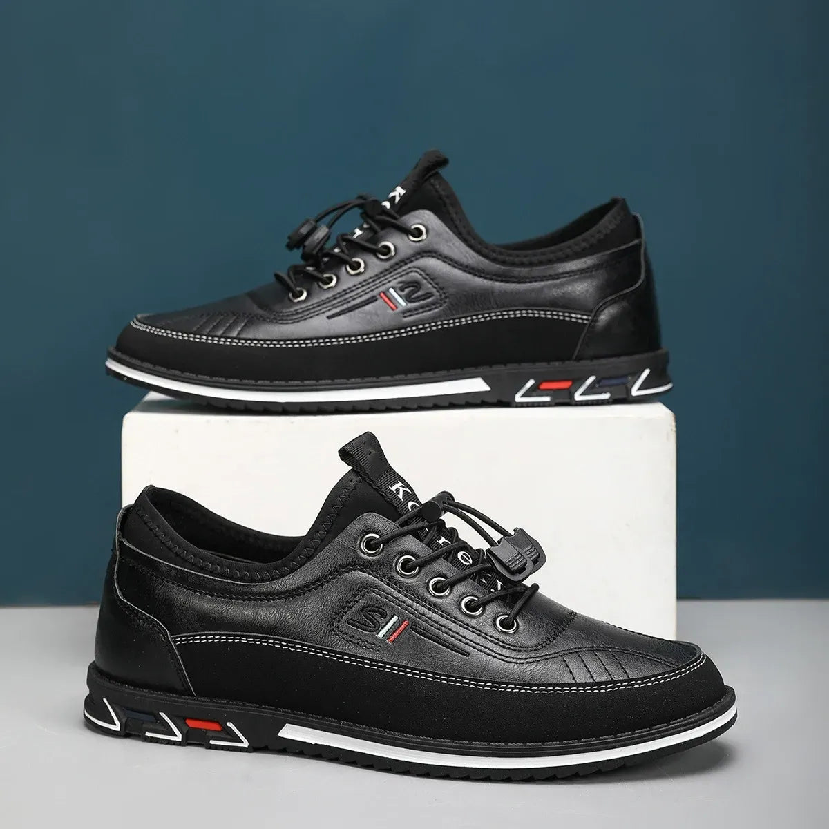 Men's Quick Lace Casual Walking Shoes