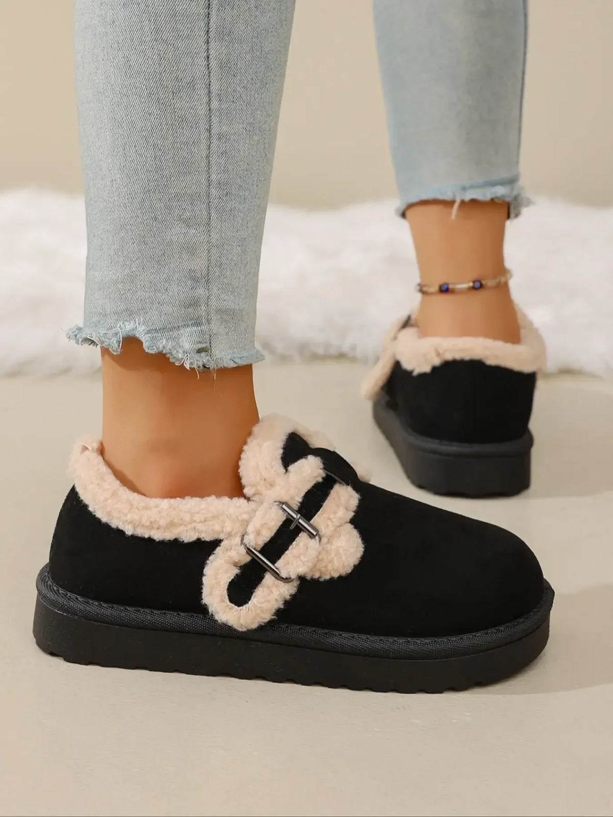 Women's Chunky Sole Casual Ankle Boots