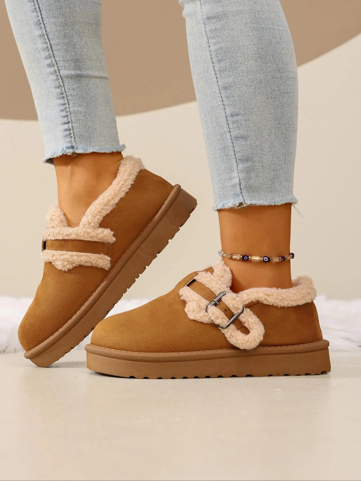 Women's Chunky Sole Casual Ankle Boots