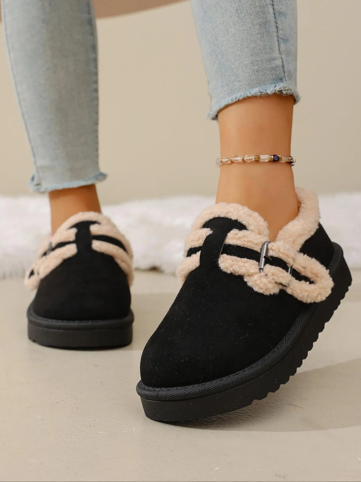 Women's Chunky Sole Casual Ankle Boots