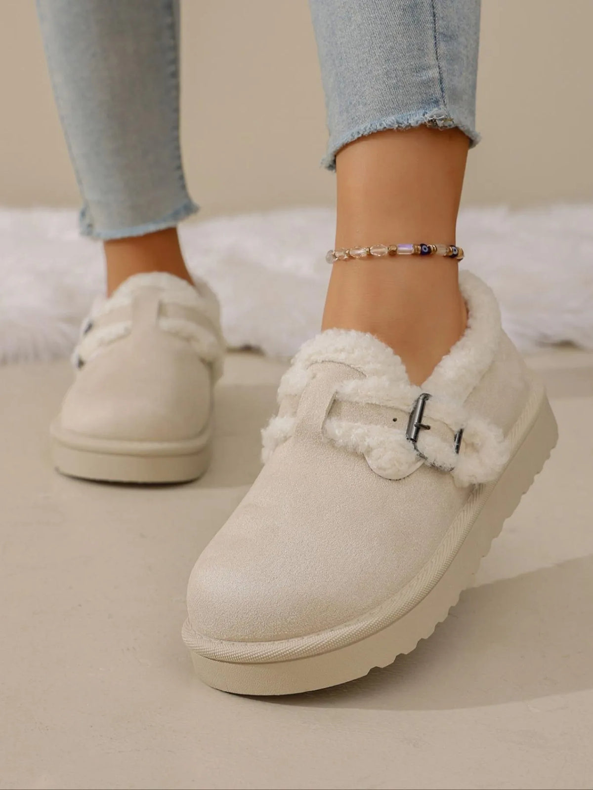 Women's Chunky Sole Casual Ankle Boots