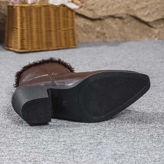 Women's Pointed-Toe Mid-Calf Boots