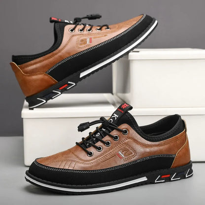 Men's Quick Lace Casual Walking Shoes