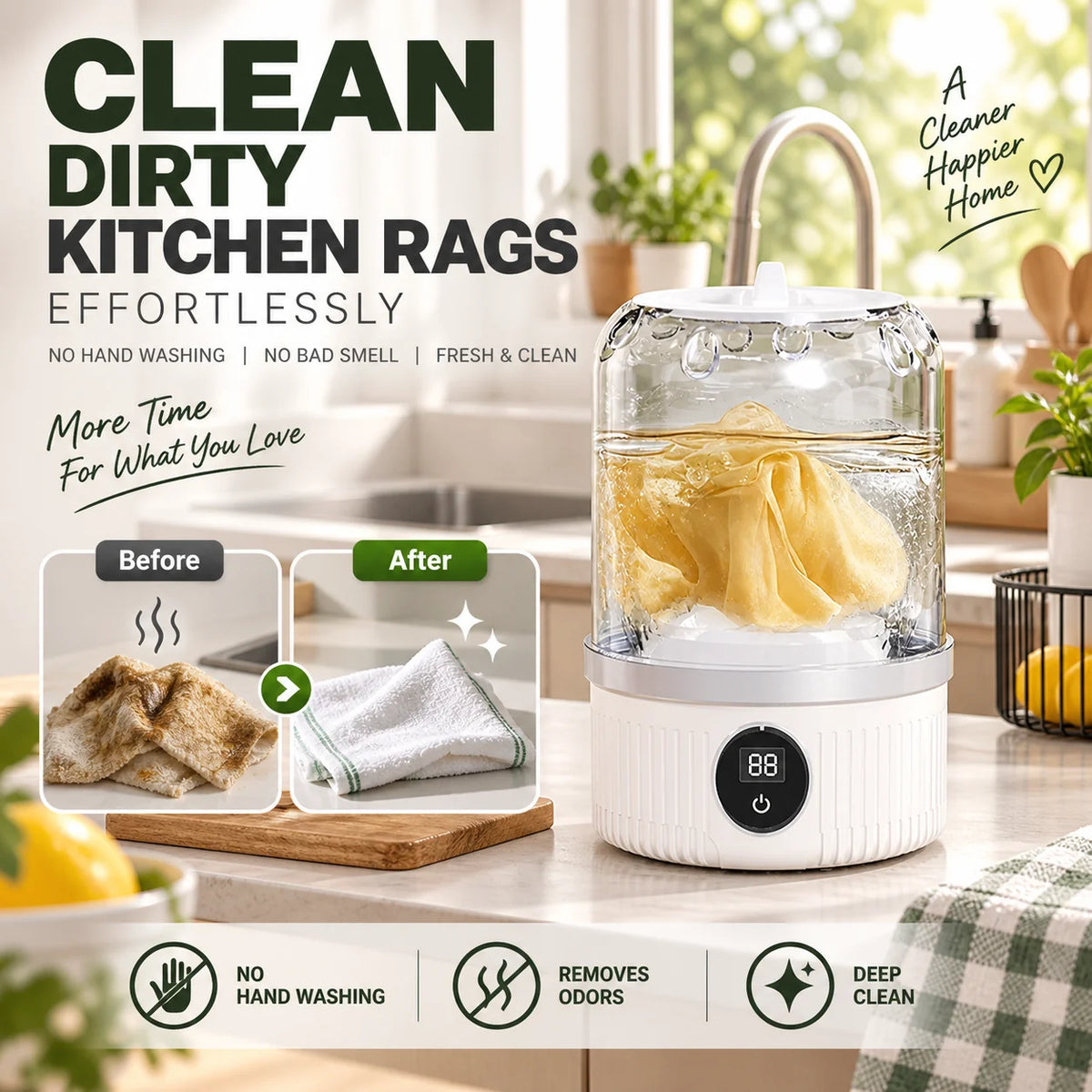 Cordless Mini Washing Machine