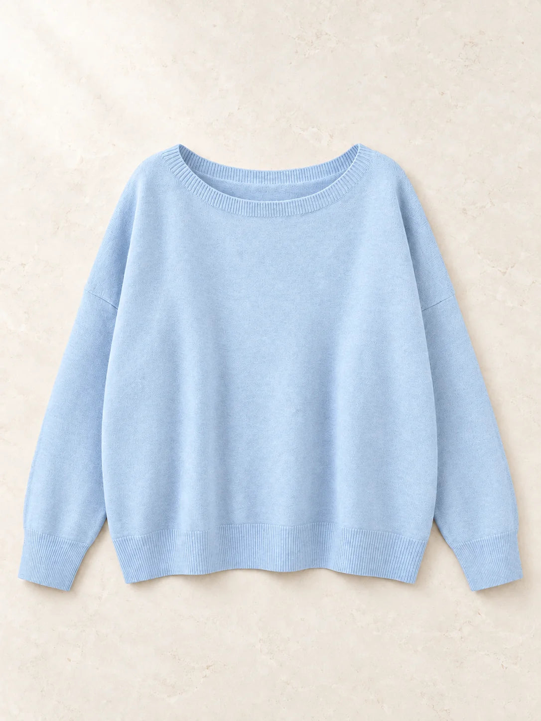 Women's Relaxed Round Neck Knit Jumper