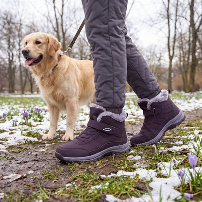 Warm Plush Lined Winter Boots