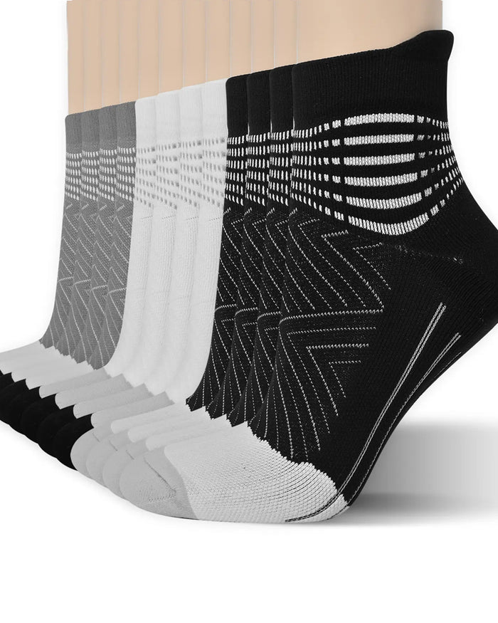 6 Pack Ankle Support Socks