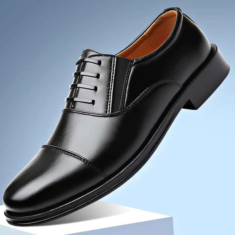 Men's Polished Formal Lace-Up Shoes