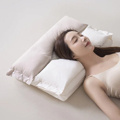 Dual-Zone Adjustable Sleep Pillow