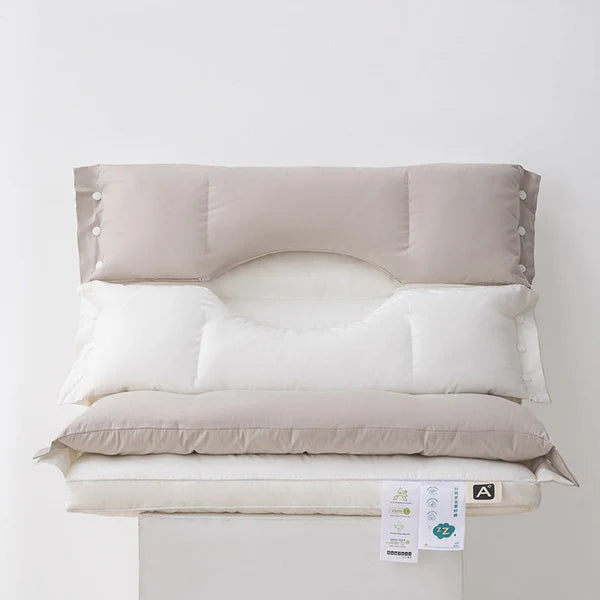Dual-Zone Adjustable Sleep Pillow