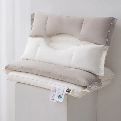 Dual-Zone Adjustable Sleep Pillow