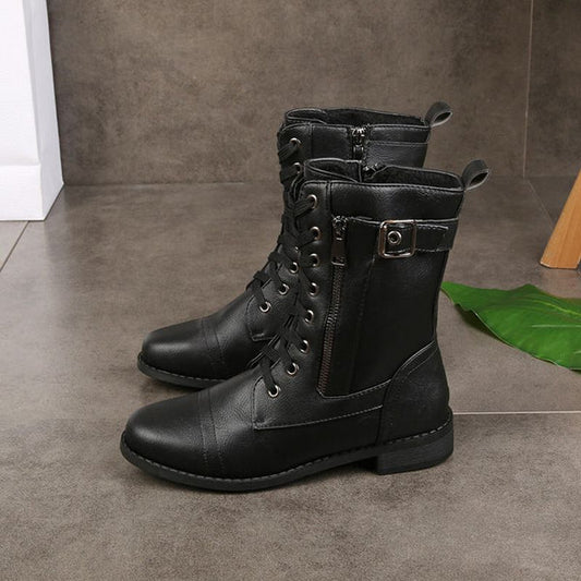 Women's Wide Fit Side Zip Ankle Boots