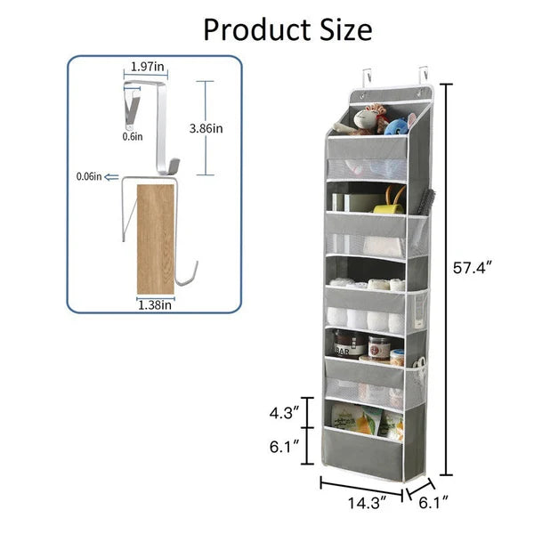 5-Tier Over-the-Door Storage Organiser