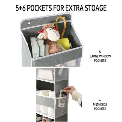 5-Tier Over-the-Door Storage Organiser