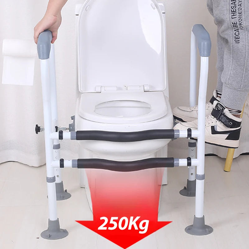Adjustable Toilet Support Frame