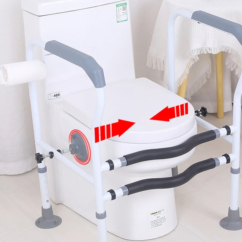 Adjustable Toilet Support Frame