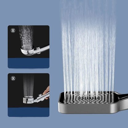 4-Mode Wide Face Shower Head