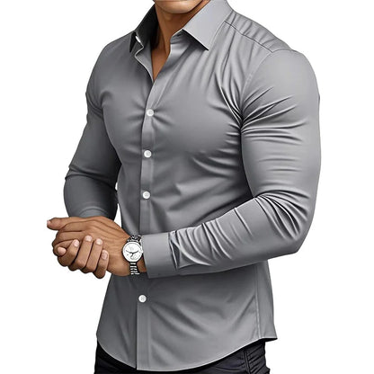 Men's Tailored Button Front Shirt