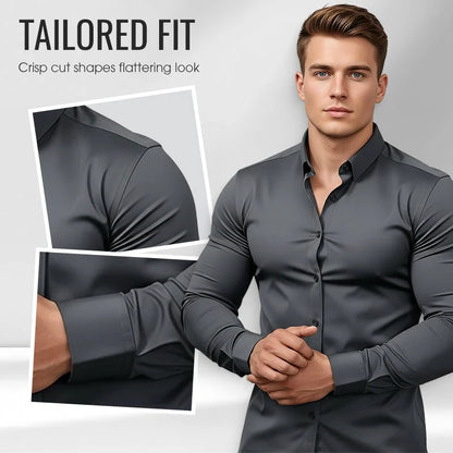Men's Tailored Button Front Shirt
