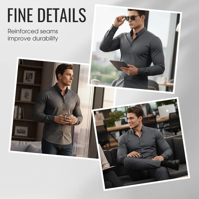 Men's Tailored Button Front Shirt