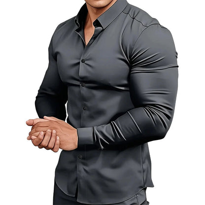 Men's Tailored Button Front Shirt