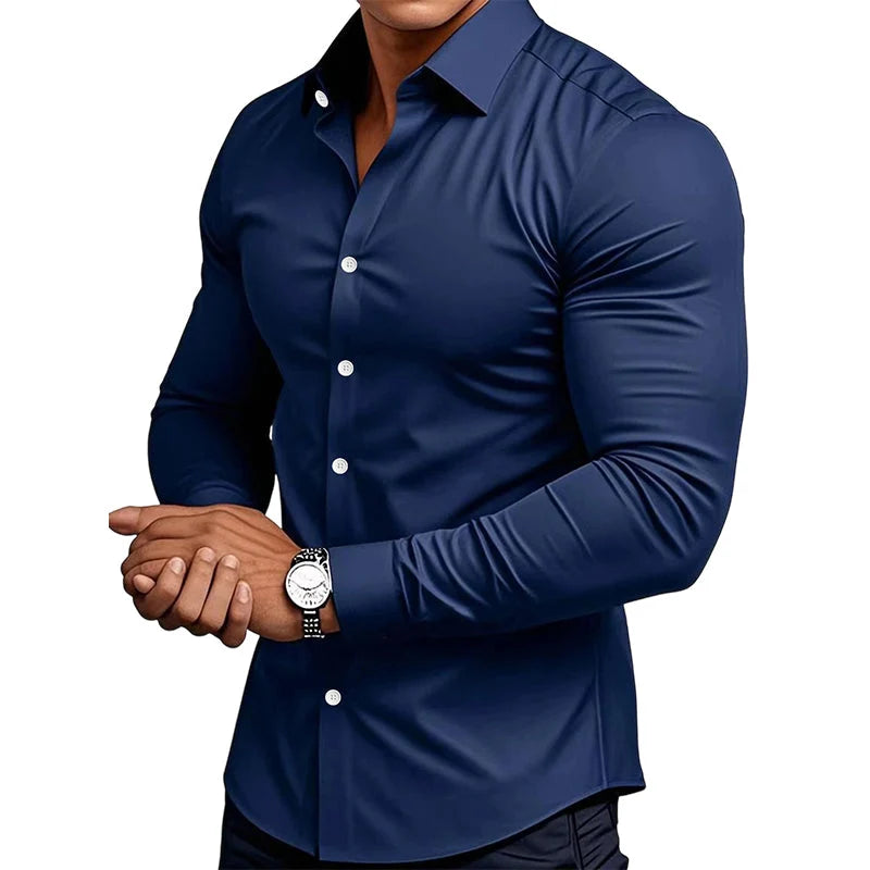 Men's Tailored Button Front Shirt
