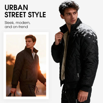 Men's Fleece-Lined Jacket & Trousers Set