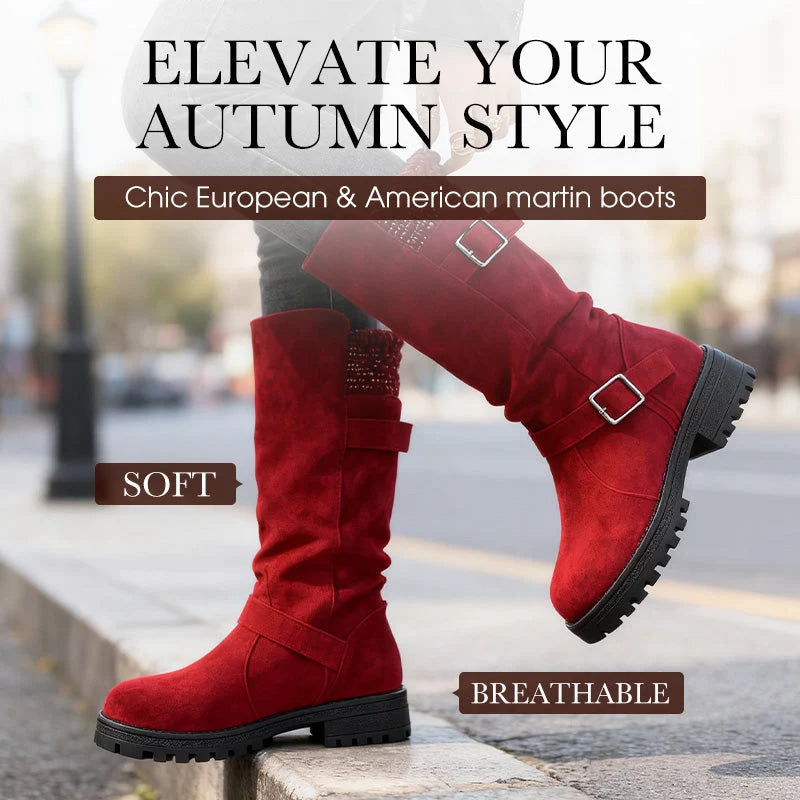 Women's Slouchy Mid Calf Boots