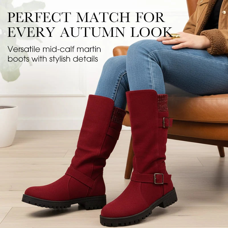 Women's Slouchy Mid Calf Boots