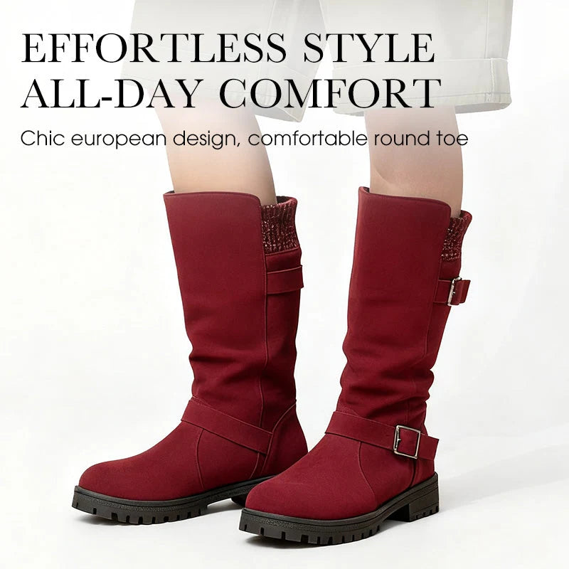 Women's Slouchy Mid Calf Boots