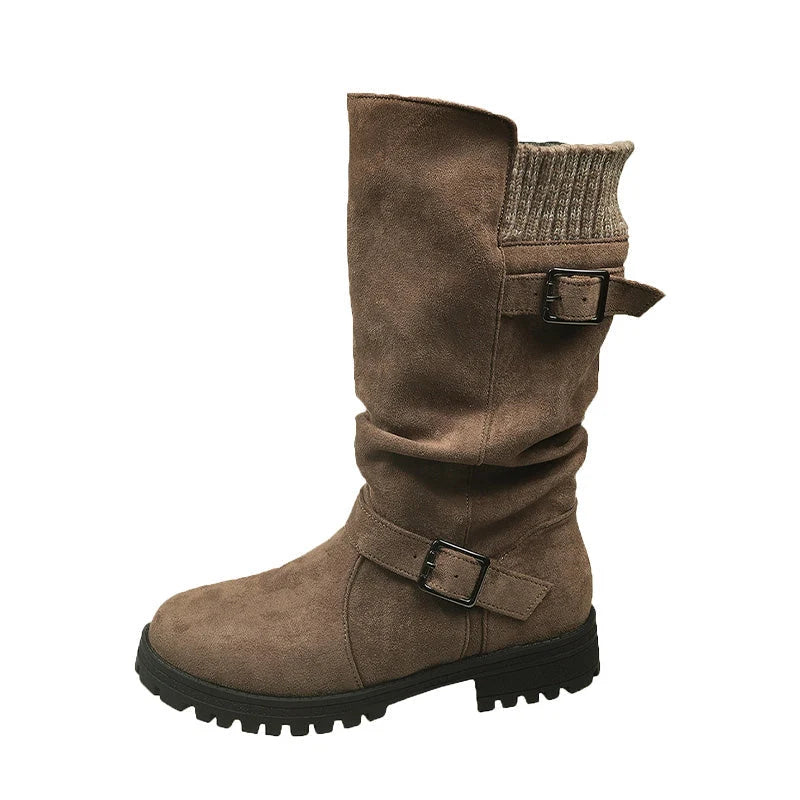 Women's Slouchy Mid Calf Boots