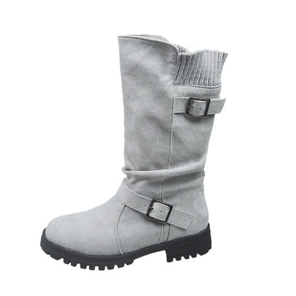 Women's Slouchy Mid Calf Boots