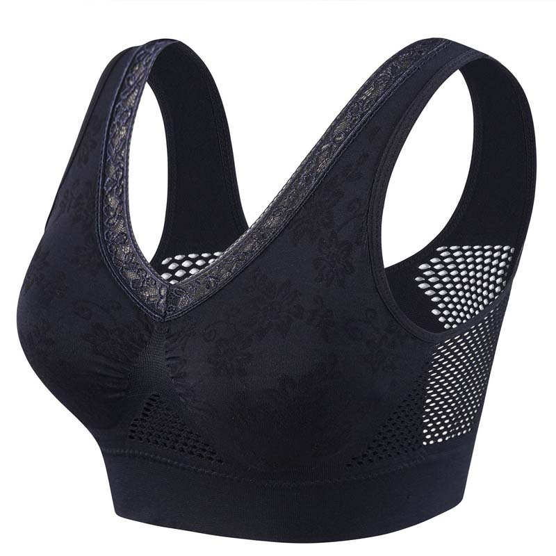 Women’s Seamless Lace Wireless Support Bra