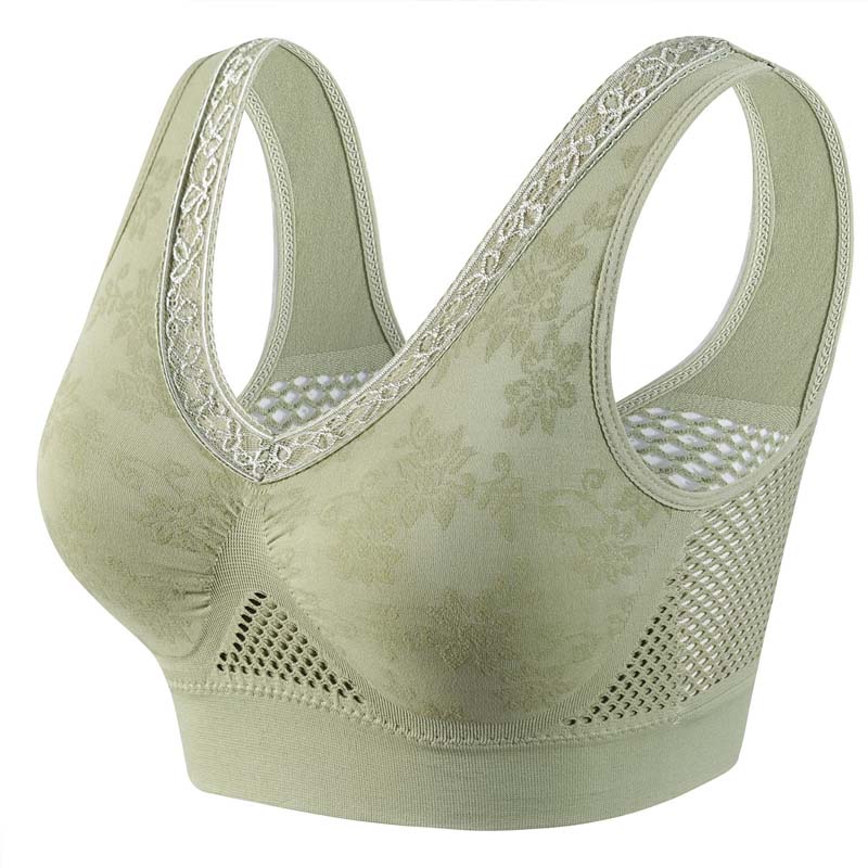 Women’s Seamless Lace Wireless Support Bra