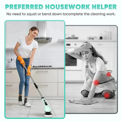 Cordless Extendable Electric Cleaning Brush
