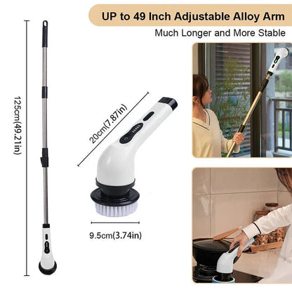 Cordless Extendable Electric Cleaning Brush