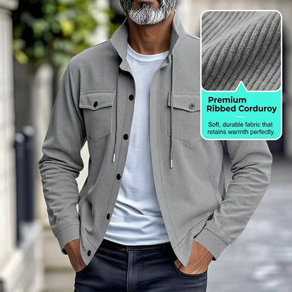 Men's Ribbed Corduroy Utility Jacket