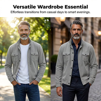 Men's Ribbed Corduroy Utility Jacket