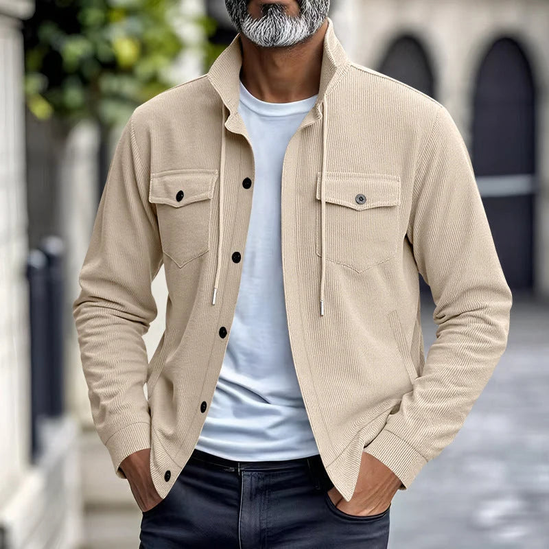 Men's Ribbed Corduroy Utility Jacket