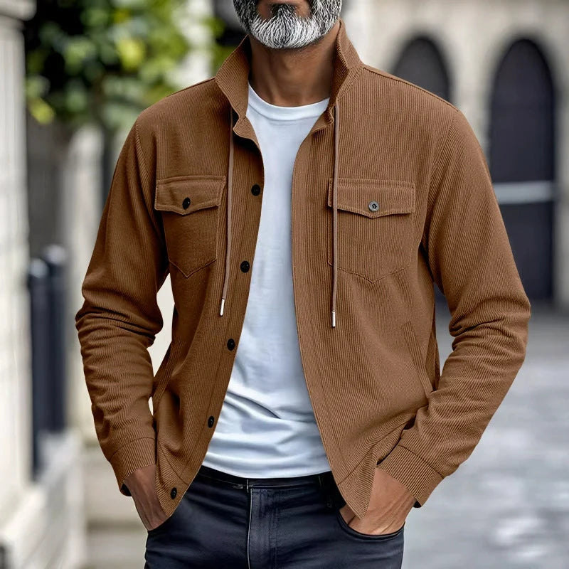 Men's Ribbed Corduroy Utility Jacket