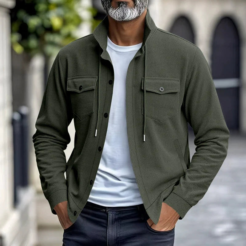 Men's Ribbed Corduroy Utility Jacket