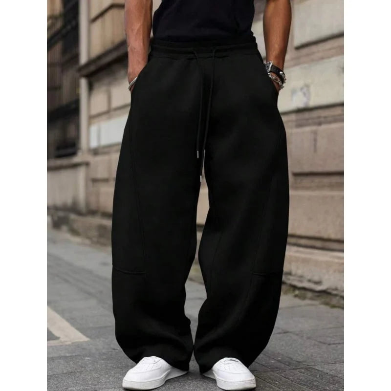 Unisex Wide Leg Straight Joggers