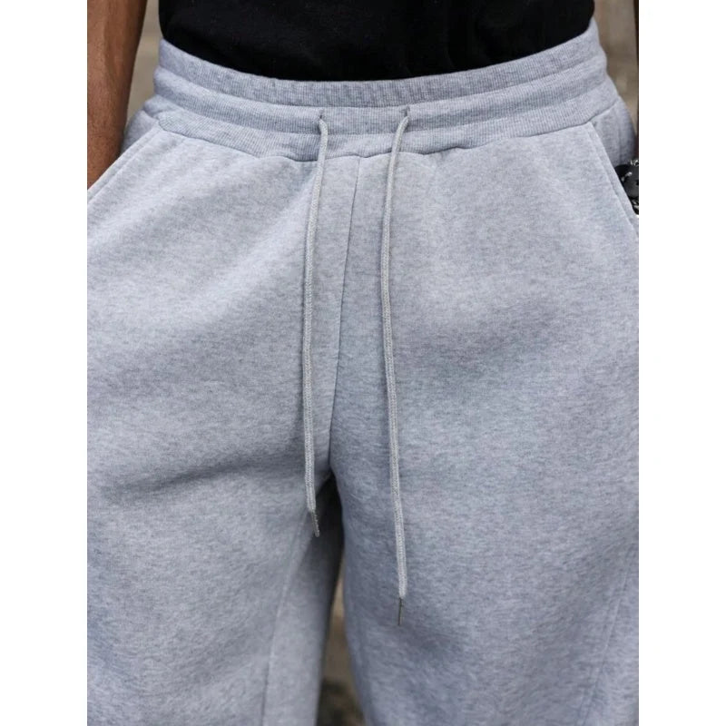Unisex Wide Leg Straight Joggers