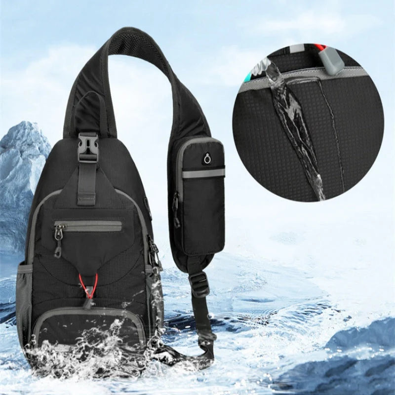 Men's Multi-Pocket Outdoor Sling Bag