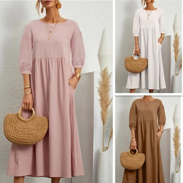 Women's Lantern Sleeve Summer Dress