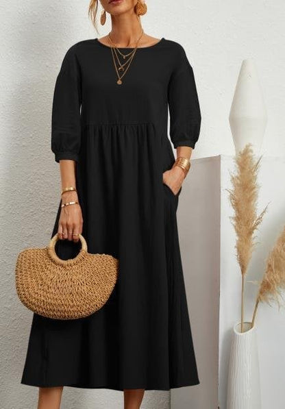 Women's Lantern Sleeve Summer Dress