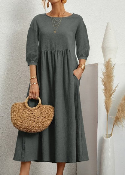 Women's Lantern Sleeve Summer Dress
